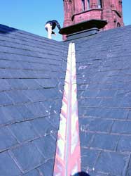 Buckingham slate roof.