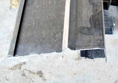 lead-coated copper drip edge
