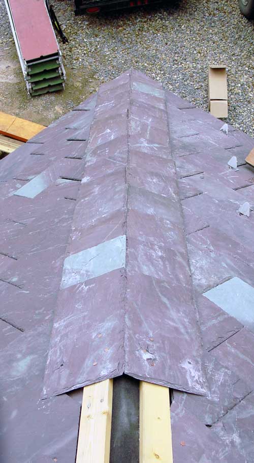 Slate Roof Central - Installing a slate hip
