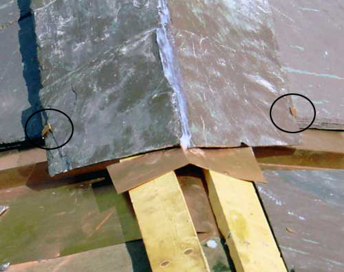 Slate Roof Central - Installing a ridge/hip joint