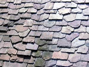Slate Roof Central - Styles of Slate Roof Installations - ragged butt slating style