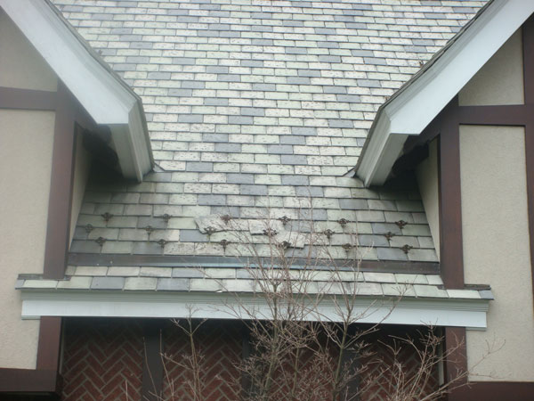 How To Identify Your Roof Slate - fake (not slate)  roof.