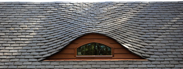 How To Identify Your Roof Slate - Vermont black, extra heavy  slate roof.